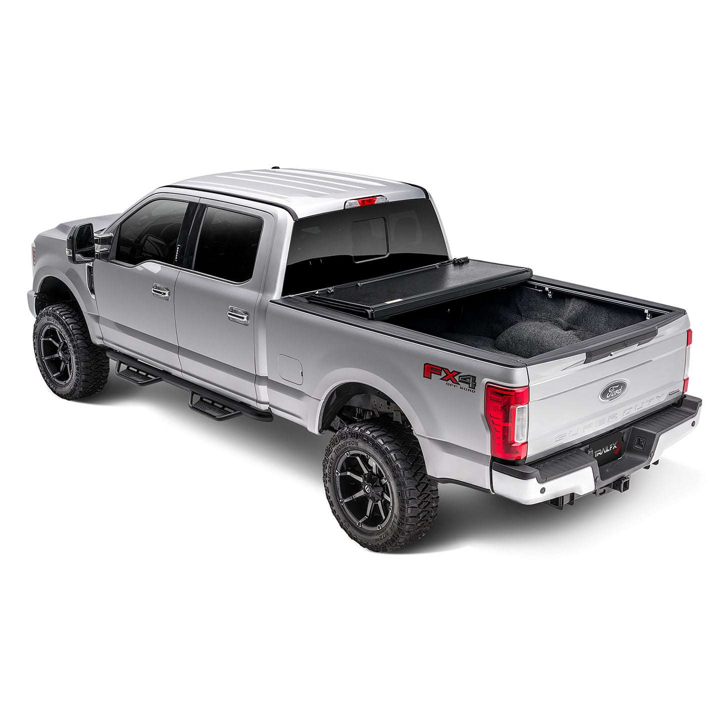 TrailFX Hard Folding Tonneau Cover For Ford F-250 Super Duty/F-350 Super Duty 6.8' - TFX8004