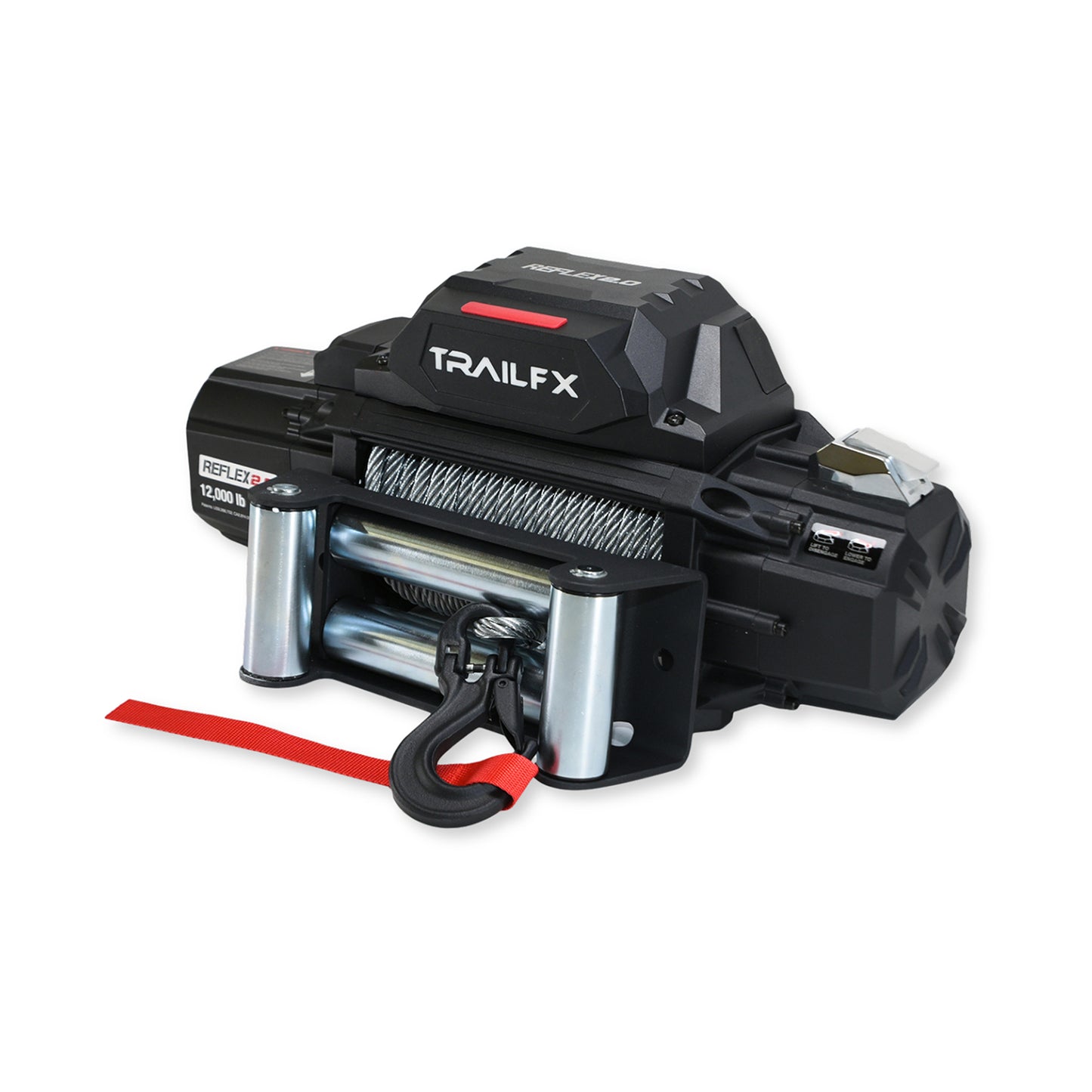 TrailFX Reflex 2.0 Steel Cable Winch 12000 Lb - WR212B
