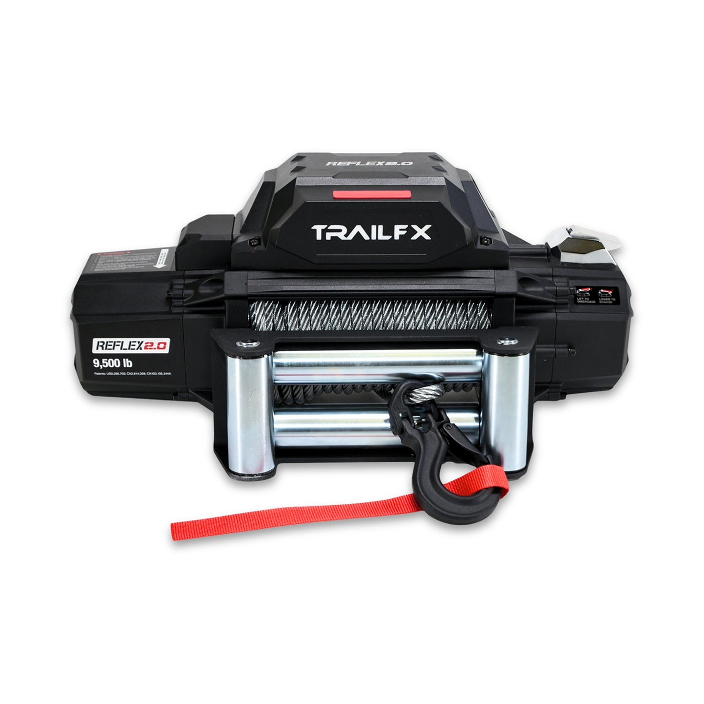 TrailFX Reflex 2.0 Steel Cable Winch 9500 Lb - WR295B