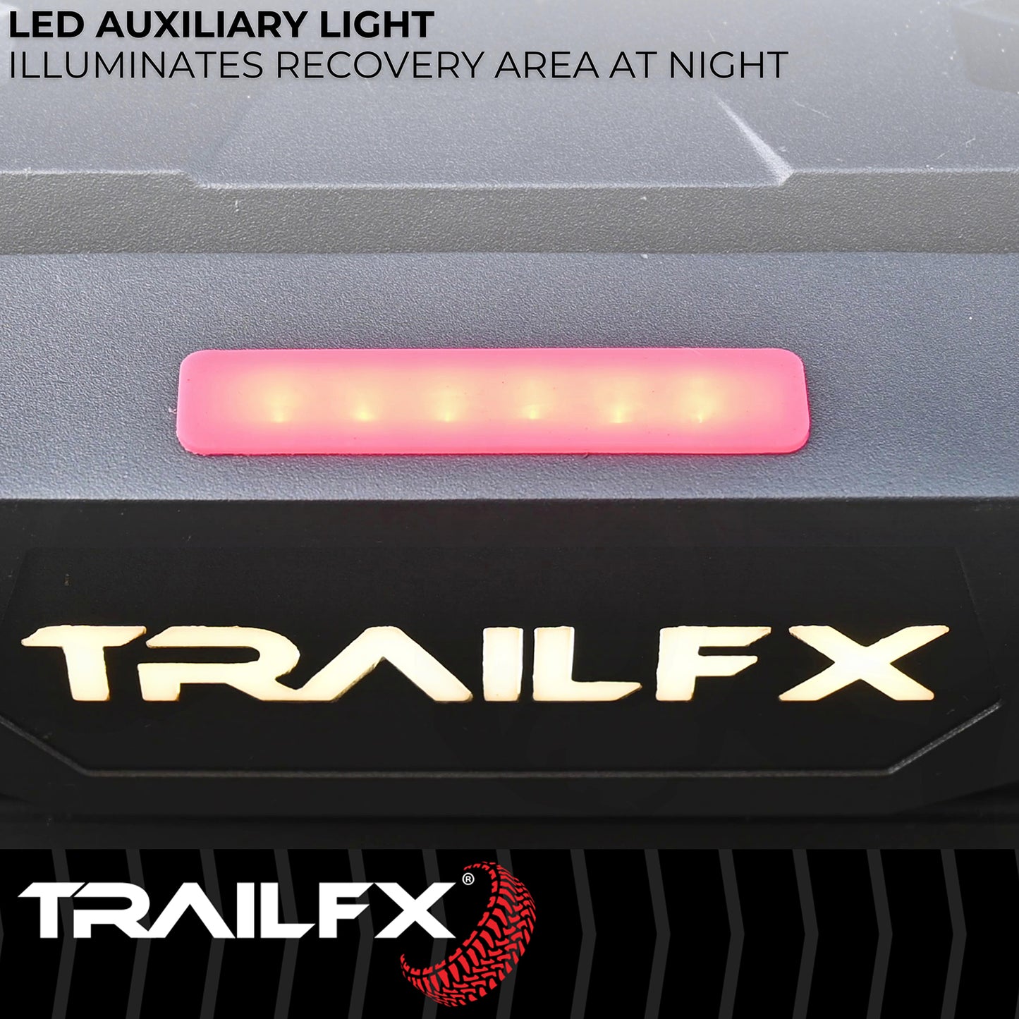 TrailFX Reflex 2.0 Synthetic Rope Winch 12000 Lb - WRS212B