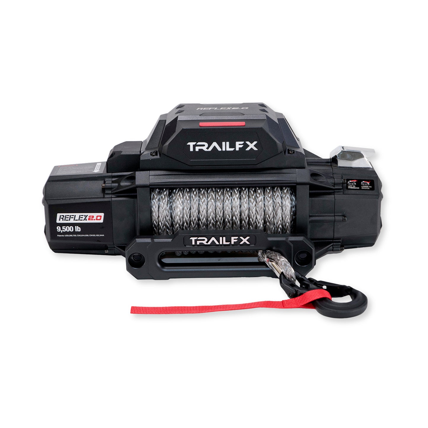 TrailFX Reflex 2.0 Synthetic Rope Winch 9500 Lb - WRS295B
