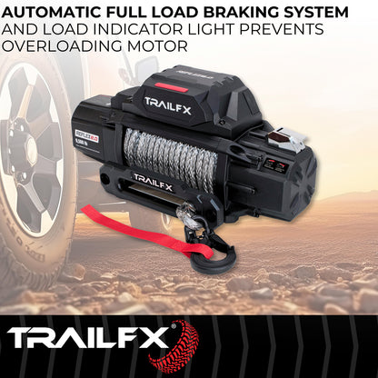 TrailFX Reflex 2.0 Synthetic Rope Winch 9500 Lb - WRS295B