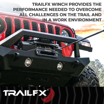 TrailFX Reflex 2.0 Steel Cable Winch 9500 Lb - WXV95B