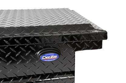 Dee Zee Crossover Tool Box - Blue Label - 70-in - Low Profile Lid - Black