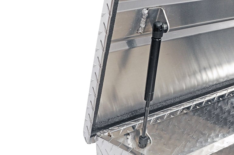 Dee Zee Crossover Tool Box - Red Label - 70-in - Low Profile Lid - Aluminum