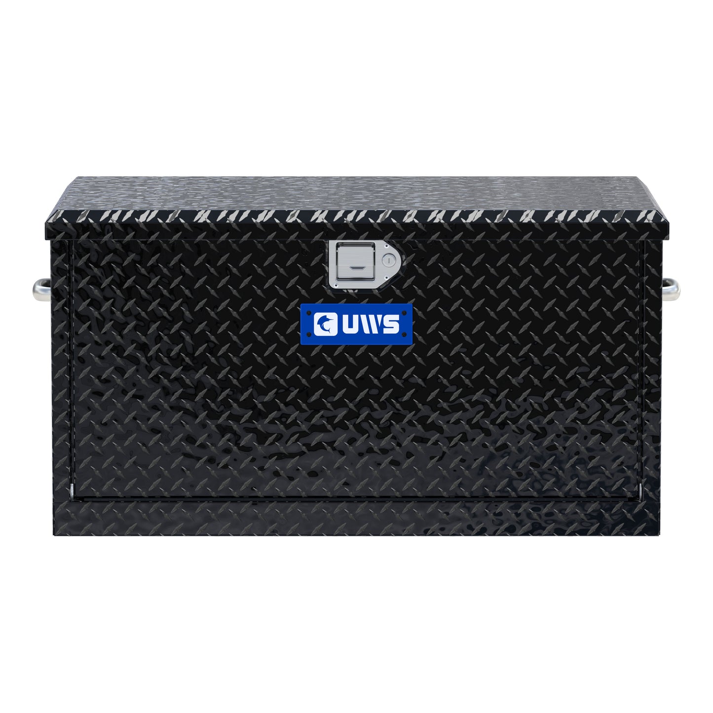 UWS 38-in Utility Chest Box with Drawers Gloss Black Aluminum - TBC-38-DS-BLK