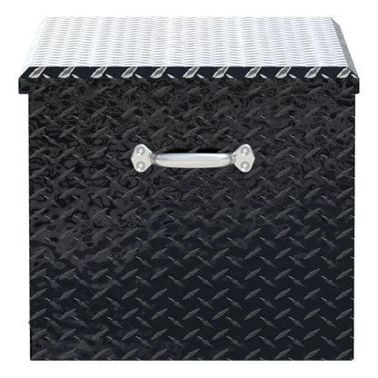 UWS 38-in Utility Chest Box with Drawers Gloss Black Aluminum - TBC-38-DS-BLK