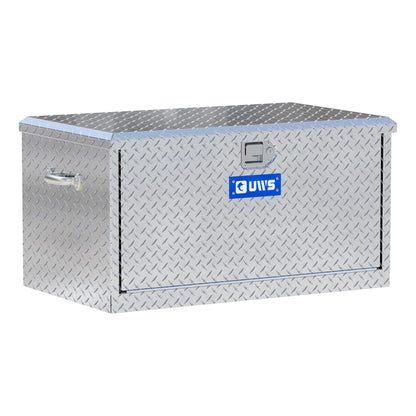 UWS 38-in Utility Chest Box with Drawers Bright Aluminum - TBC-38-DS