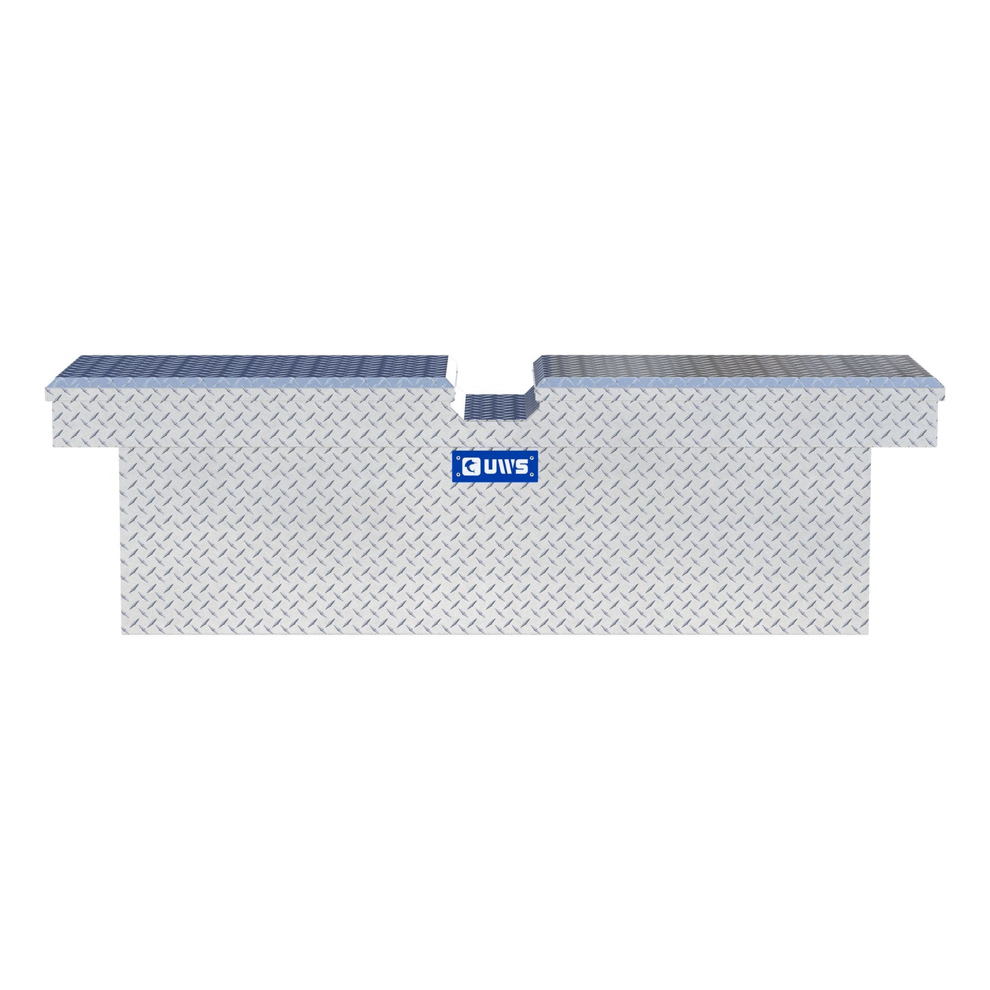 UWS Crossover Tool Box - 69-in - Standard Profile - Double Lid - Deep Tub - Bright Aluminum - TBD-69