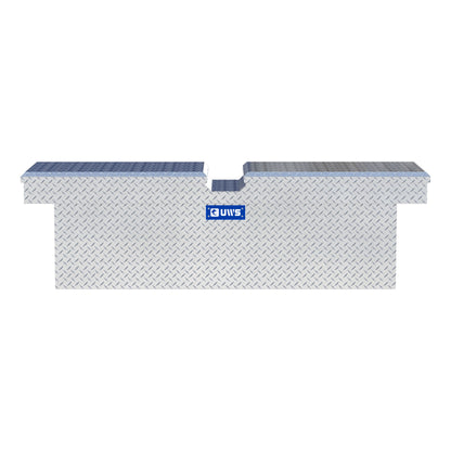 UWS Crossover Tool Box - 69-in - Standard Profile - Double Lid - Deep Tub - Bright Aluminum - TBD-69