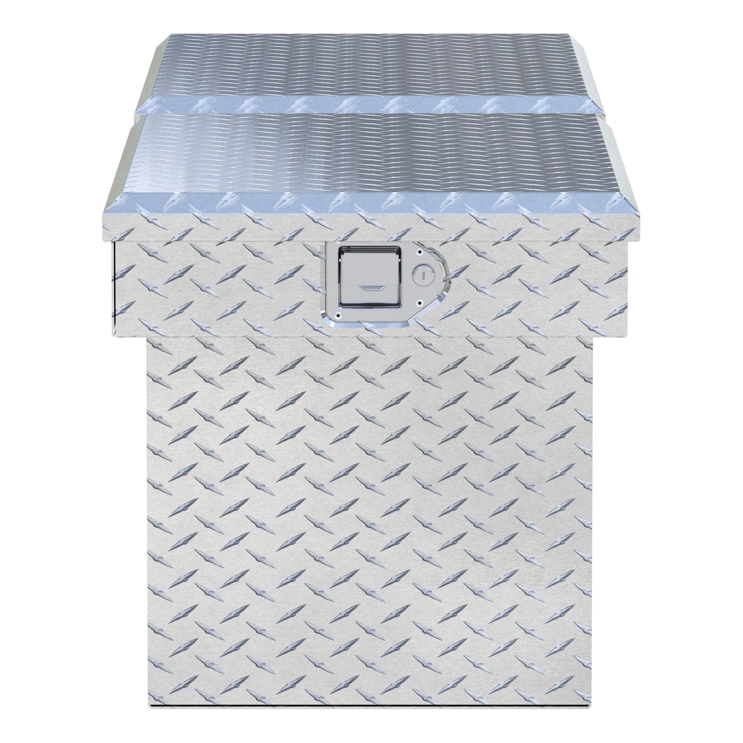 UWS Crossover Tool Box - 69-in - Standard Profile - Double Lid - Deep Tub - Bright Aluminum - TBD-69