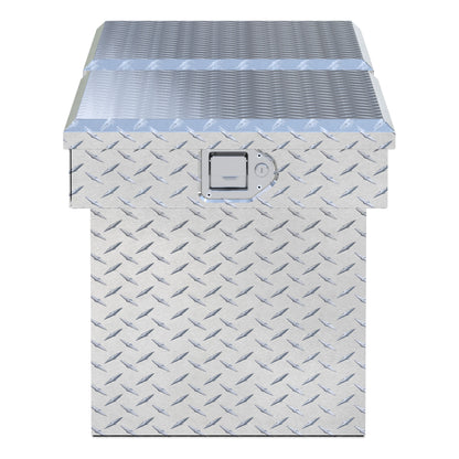 UWS Crossover Tool Box - 69-in - Standard Profile - Double Lid - Deep Tub - Bright Aluminum - TBD-69