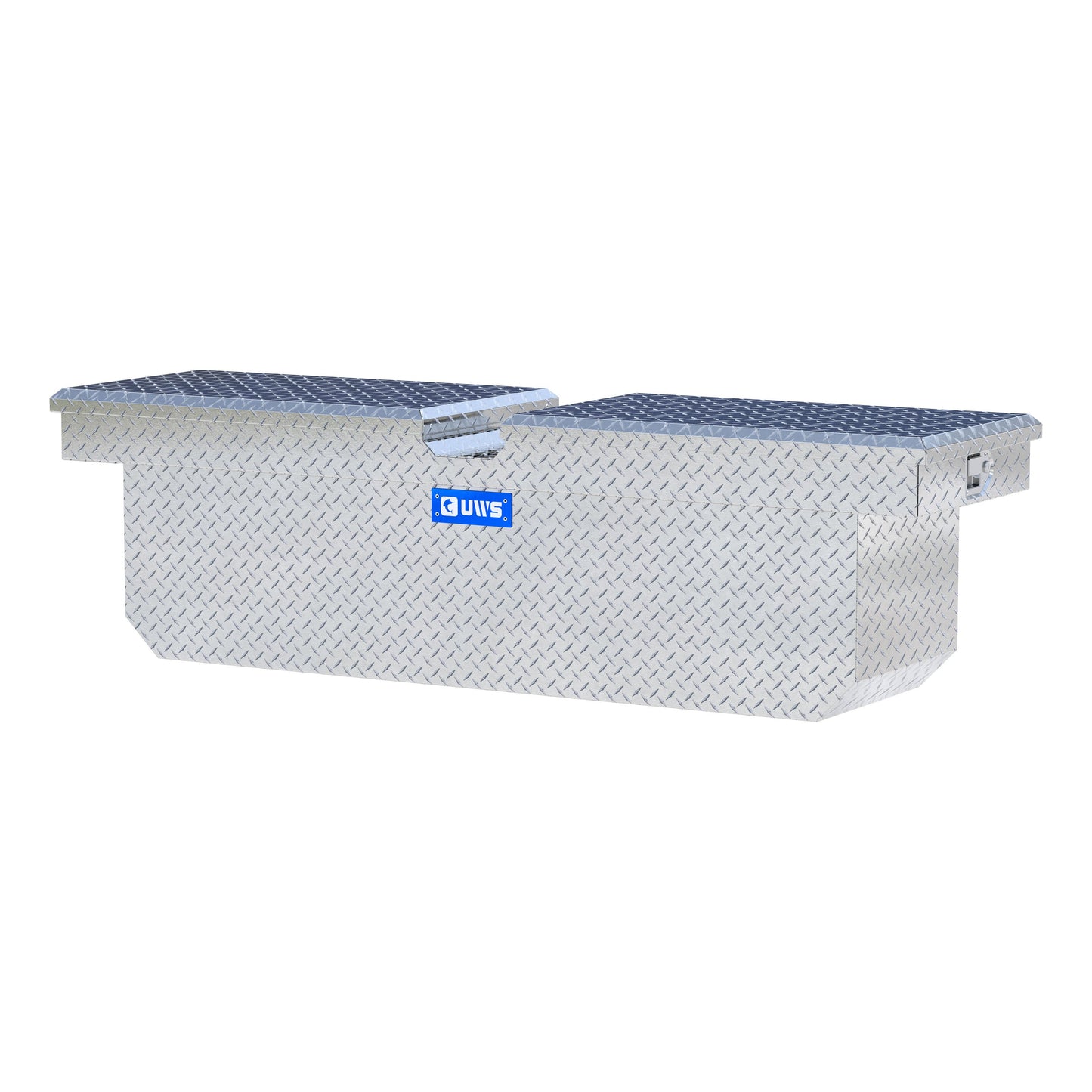 UWS Crossover Tool Box - 72-in - Standard Profile - Single Lid - Deep Tub - Bright Aluminum - TBD-72