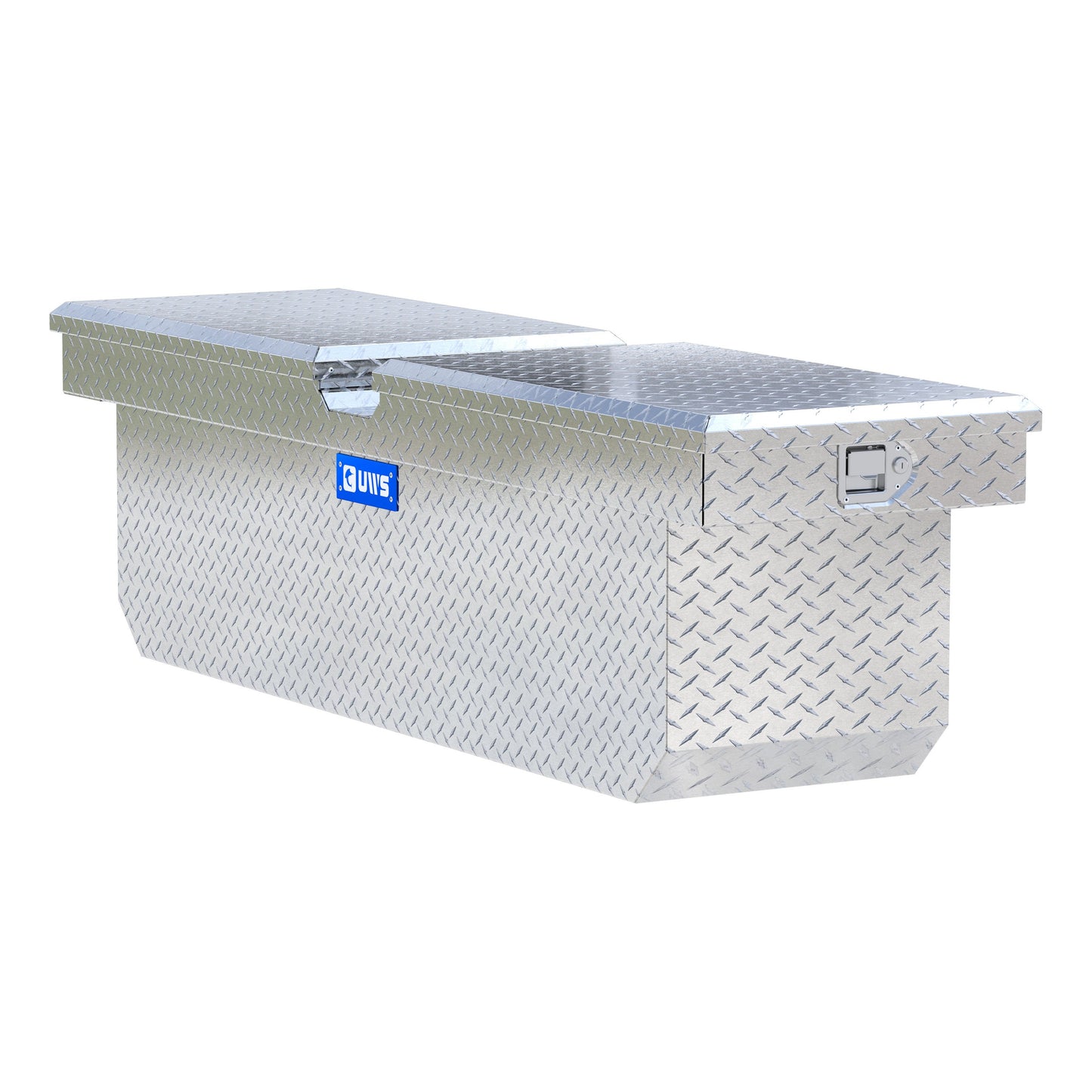 UWS Crossover Tool Box - 72-in - Standard Profile - Single Lid - Deep Tub - Bright Aluminum - TBD-72