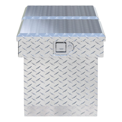 UWS Crossover Tool Box - 72-in - Standard Profile - Single Lid - Deep Tub - Bright Aluminum - TBD-72