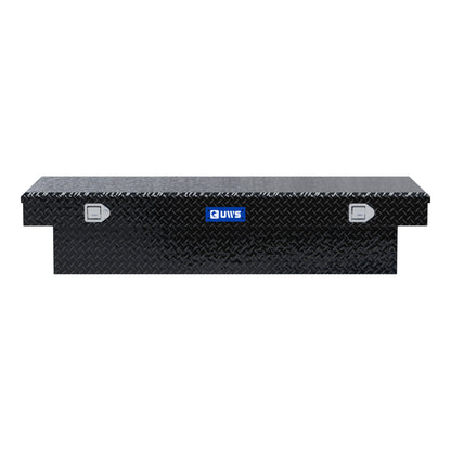 UWS Crossover Tool Box - 69-in - Standard Profile - Single Lid - Standard Extra-Wide Tub - Gloss Black - TBS-69-LBTA-BLK