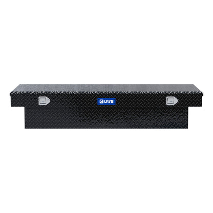 UWS Crossover Tool Box - 72-in - Standard Profile - Single Lid - Standard Extra-Wide Tub - Gloss Black - TBS-72-LBTA-BLK