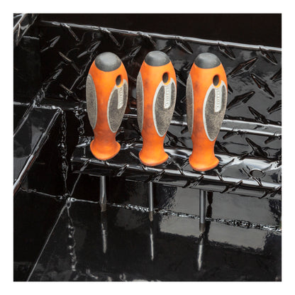 UWS Crossover Tool Box - 72-in - Standard Profile - Single Lid - Standard Extra-Wide Tub - Gloss Black - TBS-72-LBTA-BLK