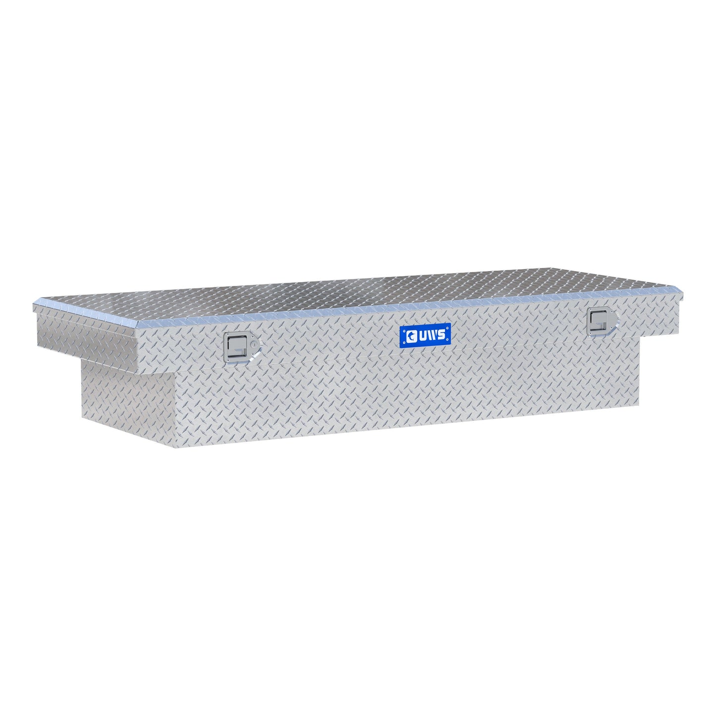 UWS Crossover Tool Box - 72-in - Standard Profile - Single Lid - Standard Extra-Wide Tub - Bright Aluminum - TBS-72-LBTA