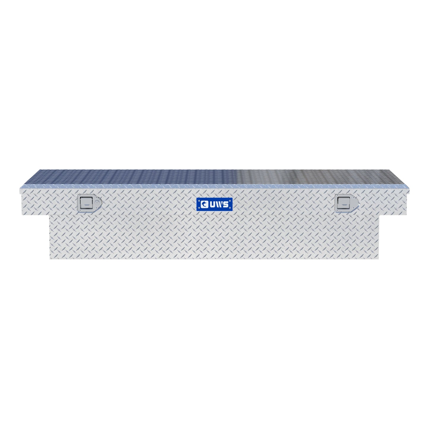 UWS Crossover Tool Box - 72-in - Standard Profile - Single Lid - Standard Extra-Wide Tub - Bright Aluminum - TBS-72-LBTA