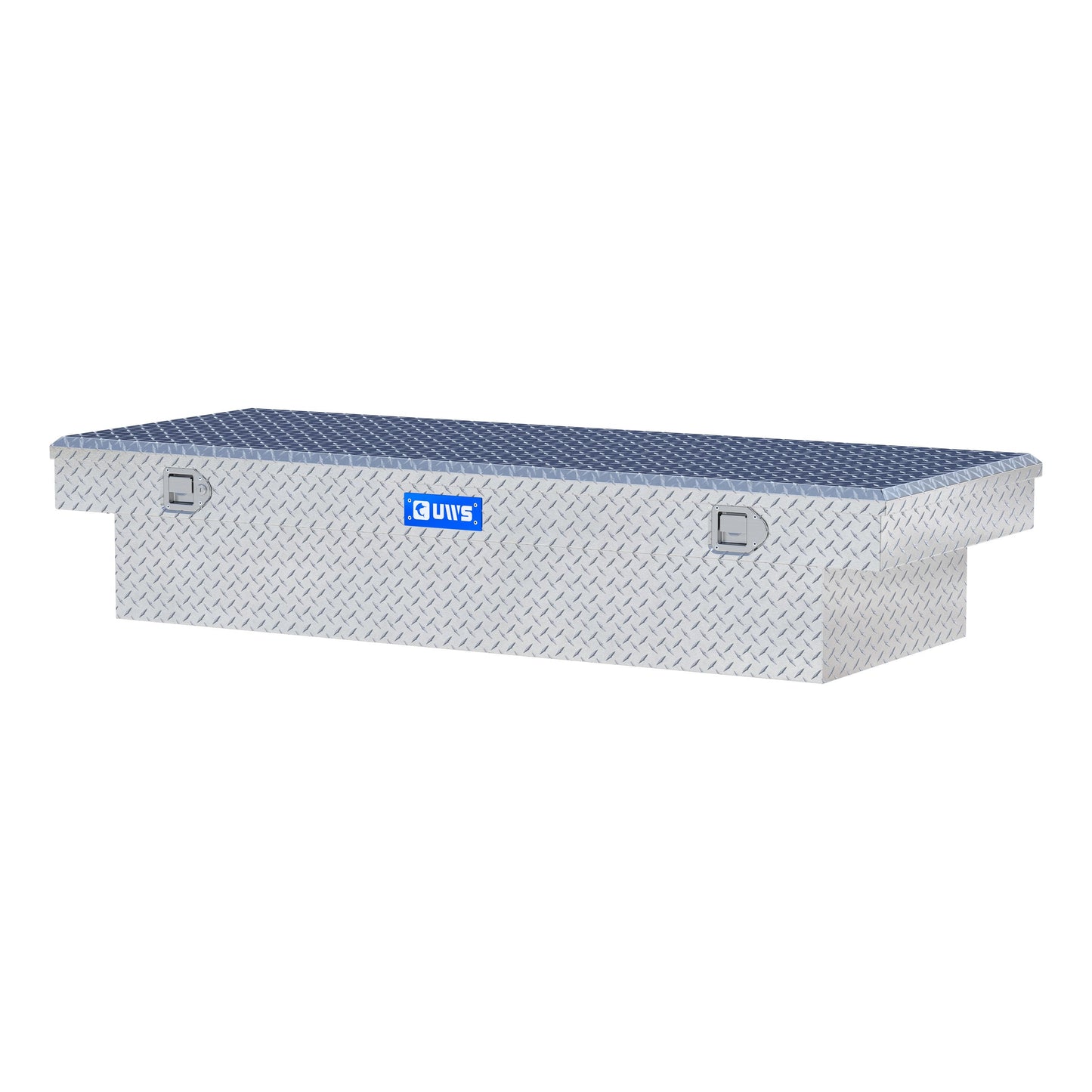 UWS Crossover Tool Box - 72-in - Standard Profile - Single Lid - Standard Extra-Wide Tub - Bright Aluminum - TBS-72-LBTA