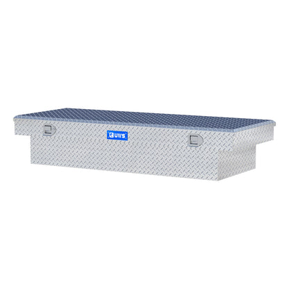 UWS Crossover Tool Box - 72-in - Standard Profile - Single Lid - Standard Extra-Wide Tub - Bright Aluminum - TBS-72-LBTA