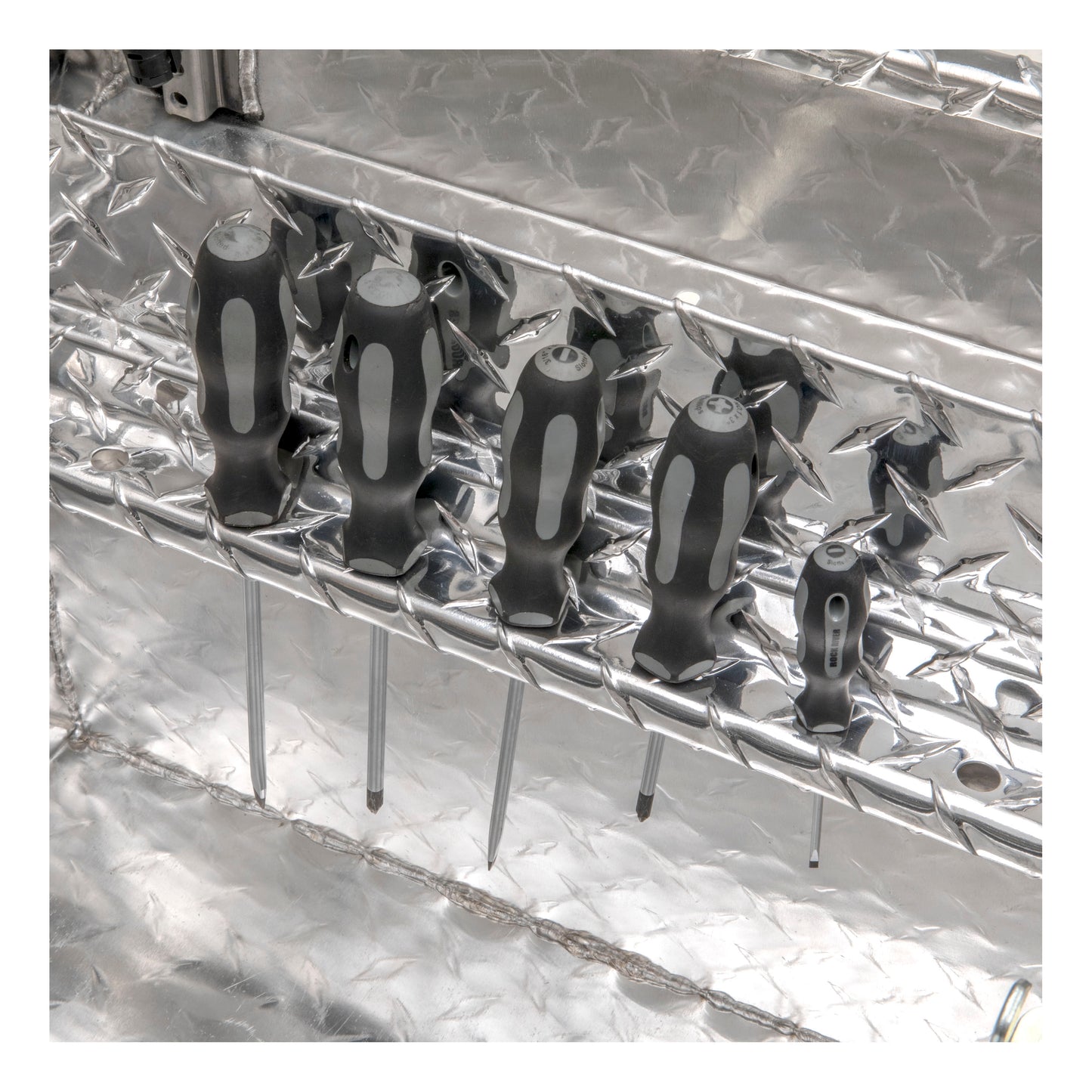 UWS Crossover Tool Box - 72-in - Standard Profile - Single Lid - Standard Extra-Wide Tub - Bright Aluminum - TBS-72-LBTA