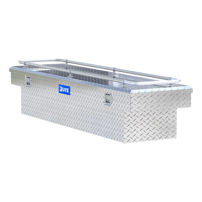 UWS Crossover Tool Box - 72-in - Standard Profile - Single Lid - With Rail - Standard Tub - Bright Aluminum - TBS-72-R