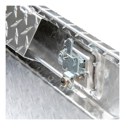 UWS Crossover Tool Box - 72-in - Standard Profile - Single Lid - With Rail - Standard Tub - Bright Aluminum - TBS-72-R
