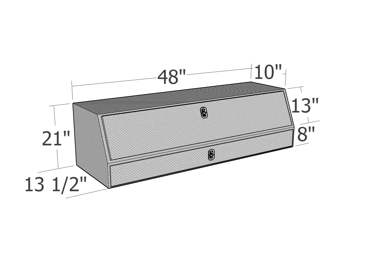 Brute Top Mount Hi-Side Truck Box