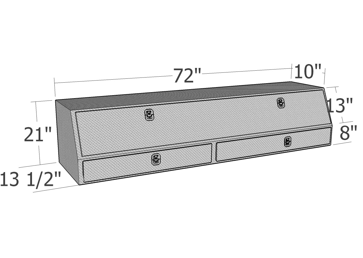 Brute Top Mount Hi-Side Truck Box