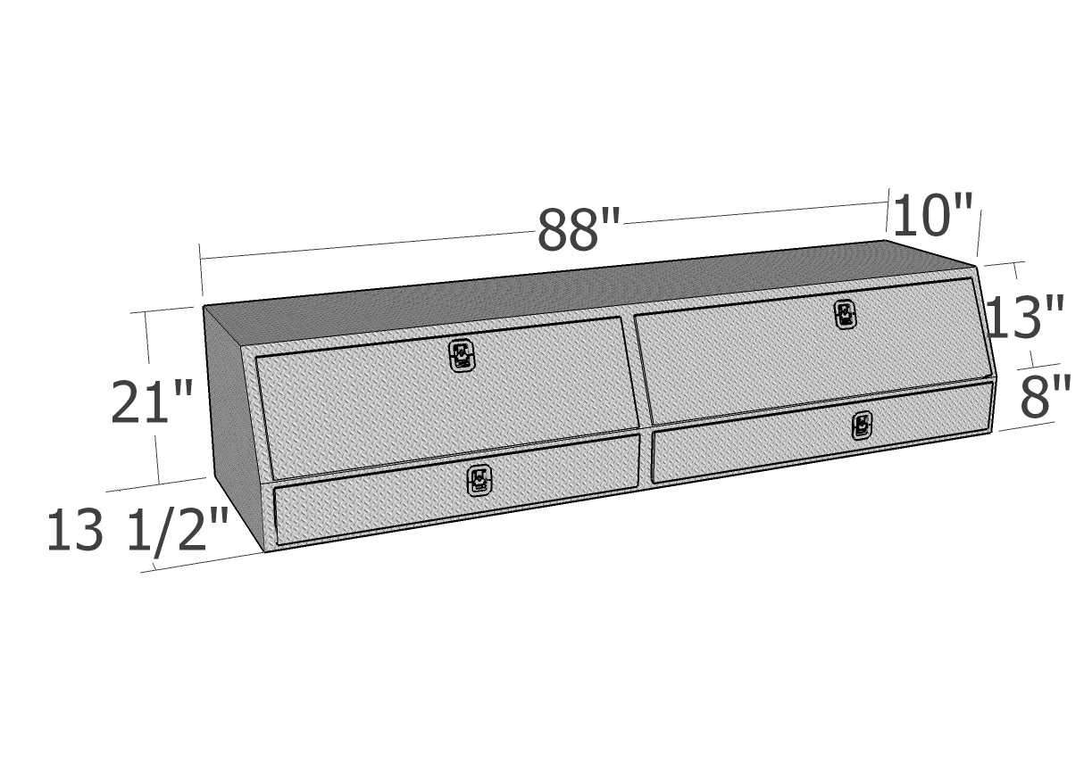 Brute Top Mount Hi-Side Truck Box