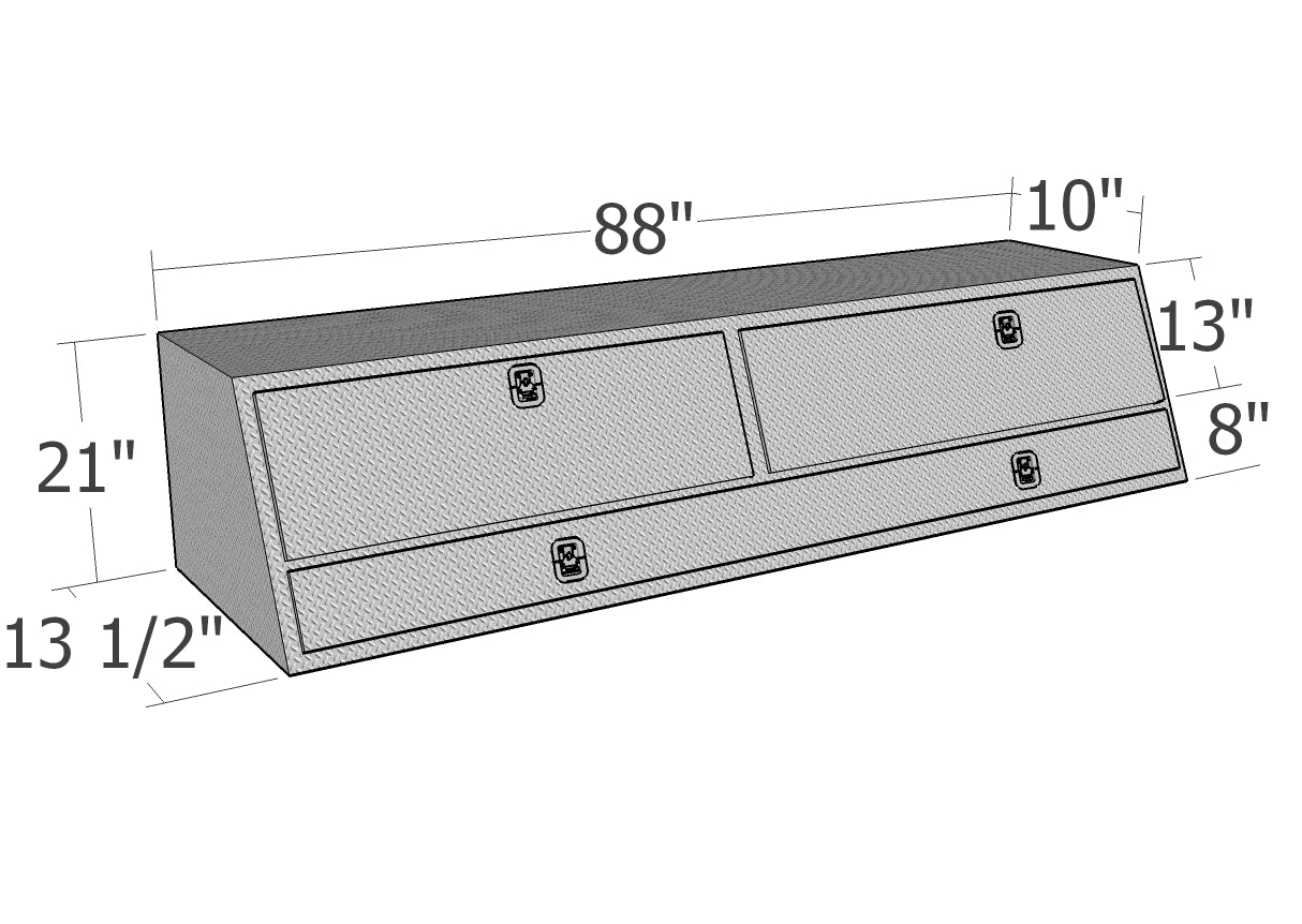 Brute Top Mount Hi-Side Truck Box