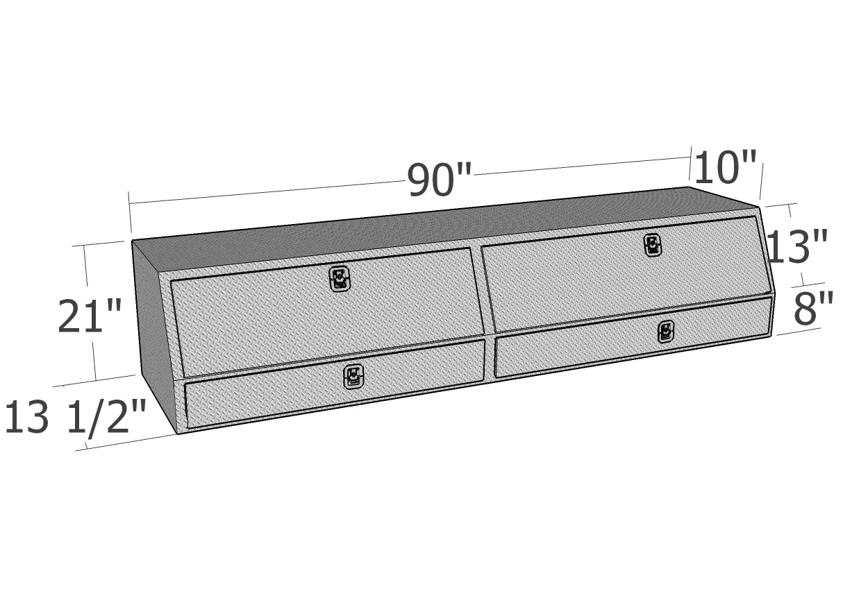 Brute Top Mount Hi-Side Truck Box
