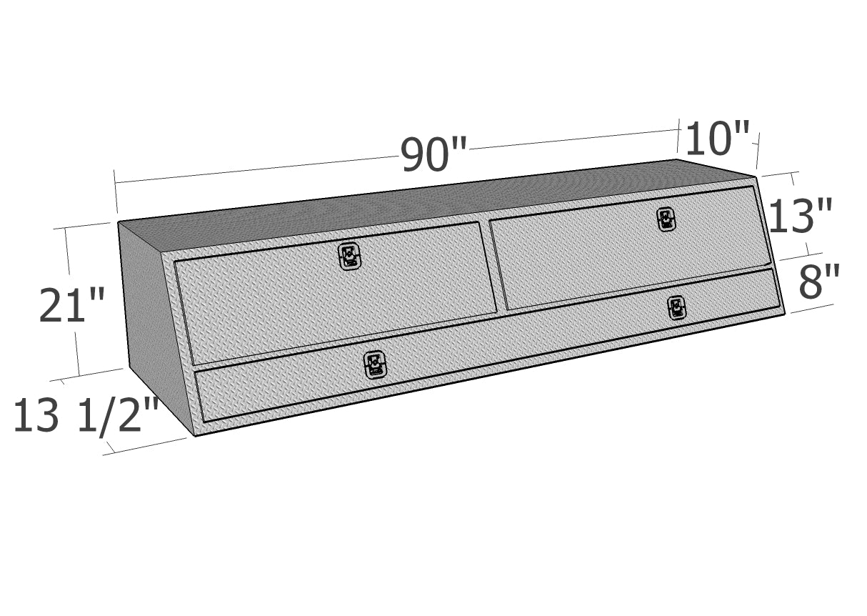 Brute Top Mount Hi-Side Truck Box