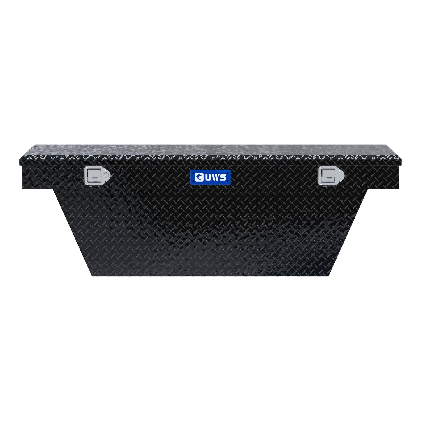 UWS Crossover Tool Box - 63-in - Standard Profile - Single Lid - Deep Angled Tub - Gloss Black - TBSD-63A-BLK