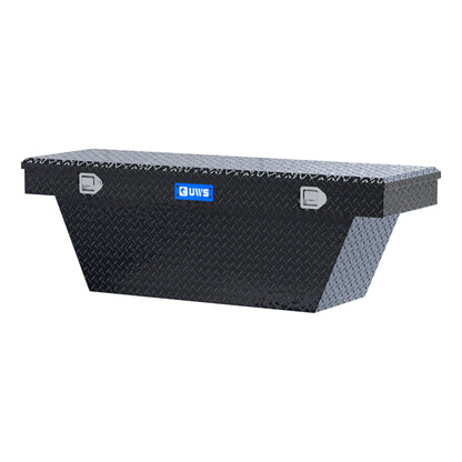 UWS Crossover Tool Box - 63-in - Standard Profile - Single Lid - Deep Angled Tub - Gloss Black - TBSD-63A-BLK