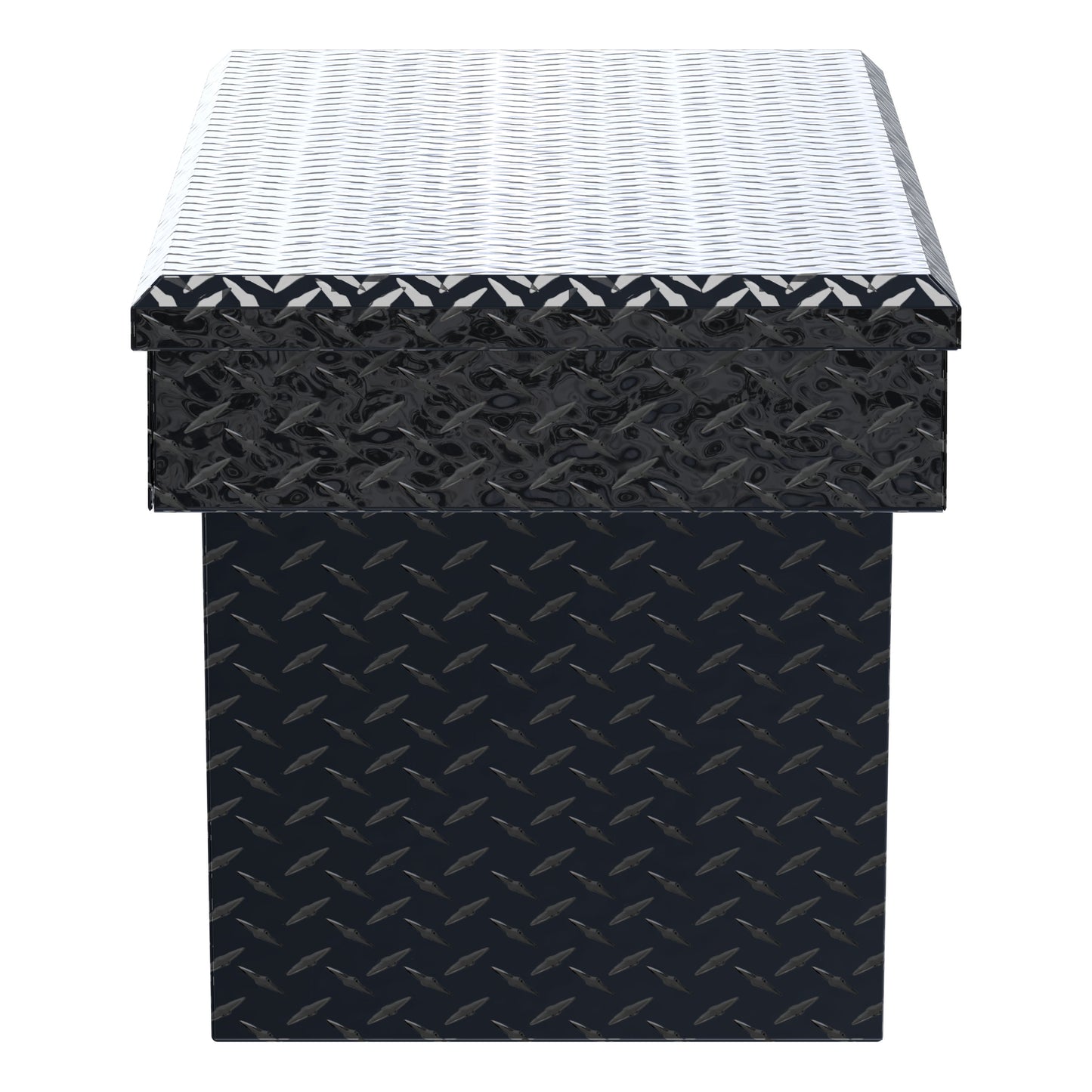 UWS Crossover Tool Box - 63-in - Standard Profile - Single Lid - Deep Angled Tub - Gloss Black - TBSD-63A-BLK