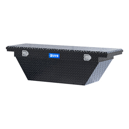 UWS Crossover Tool Box - 63-in - Low Profile - Single Lid - Deep Angled Tub - Gloss Black - TBSD-63A-LP-BLK