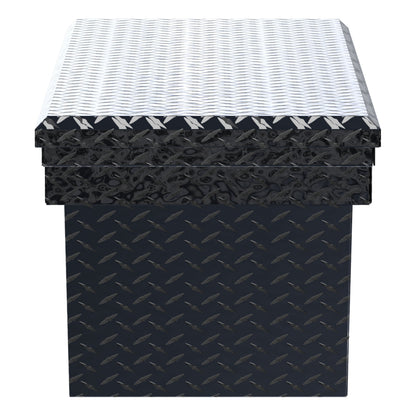 UWS Crossover Tool Box - 63-in - Low Profile - Single Lid - Deep Angled Tub - Gloss Black - TBSD-63A-LP-BLK