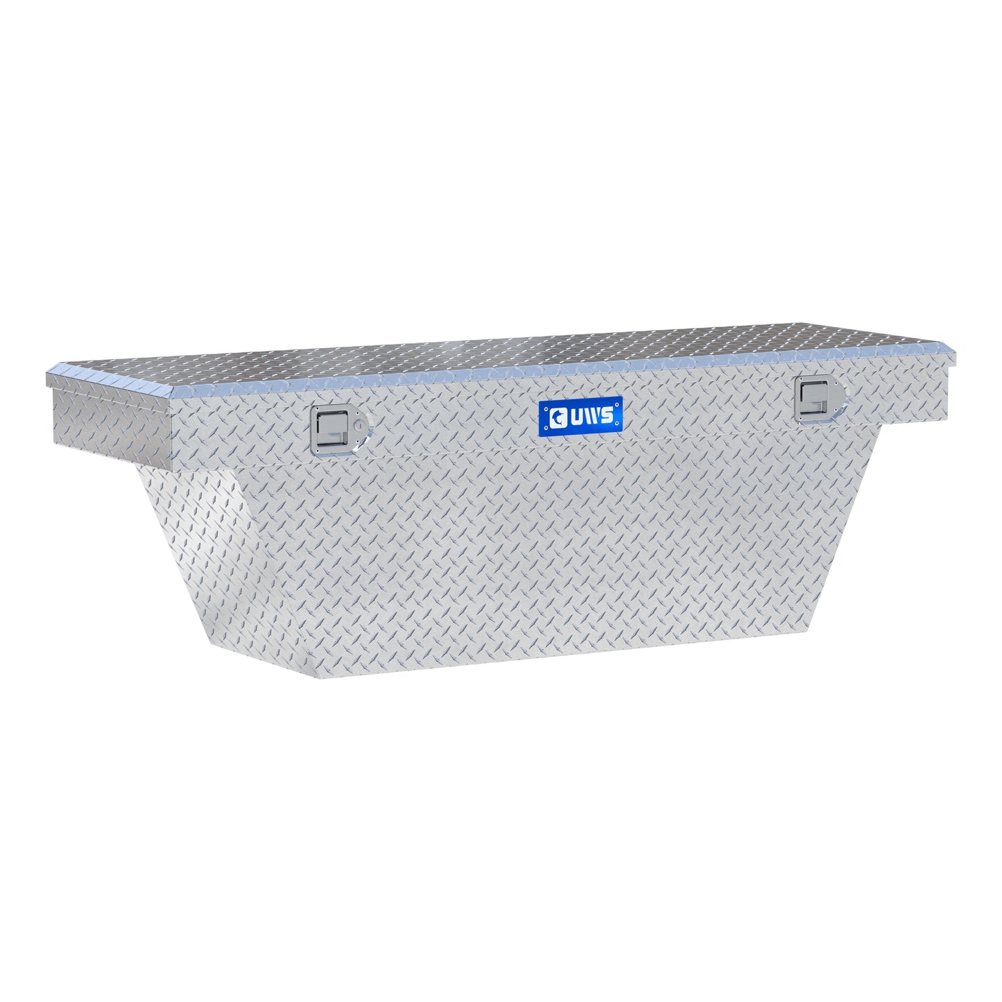 UWS Crossover Tool Box - 63-in - Standard Profile - Single Lid - Deep Angled Tub - Bright Aluminum - TBSD-63A