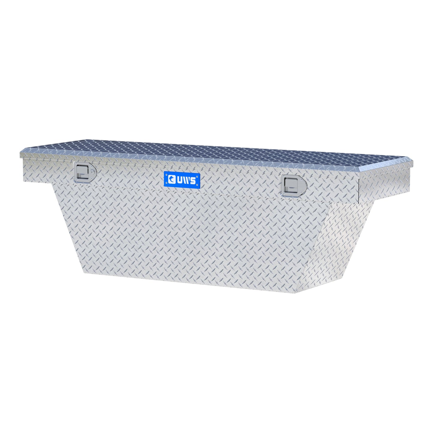 UWS Crossover Tool Box - 63-in - Standard Profile - Single Lid - Deep Angled Tub - Bright Aluminum - TBSD-63A