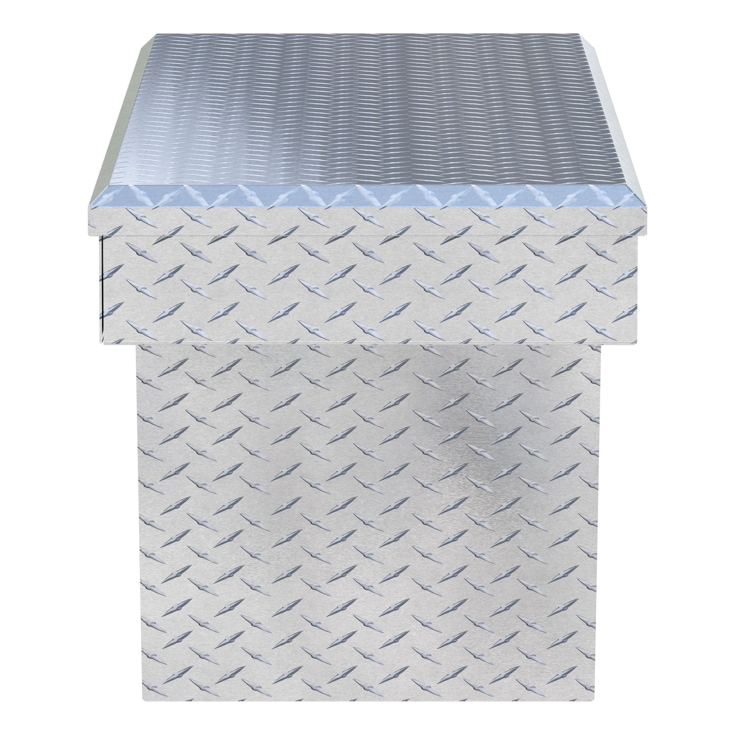 UWS Crossover Tool Box - 63-in - Standard Profile - Single Lid - Deep Angled Tub - Bright Aluminum - TBSD-63A