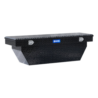 UWS Crossover Tool Box - 69-in - Standard Profile - Single Lid - Deep Angled Tub - Gloss Black - TBSD-69-A-BLK