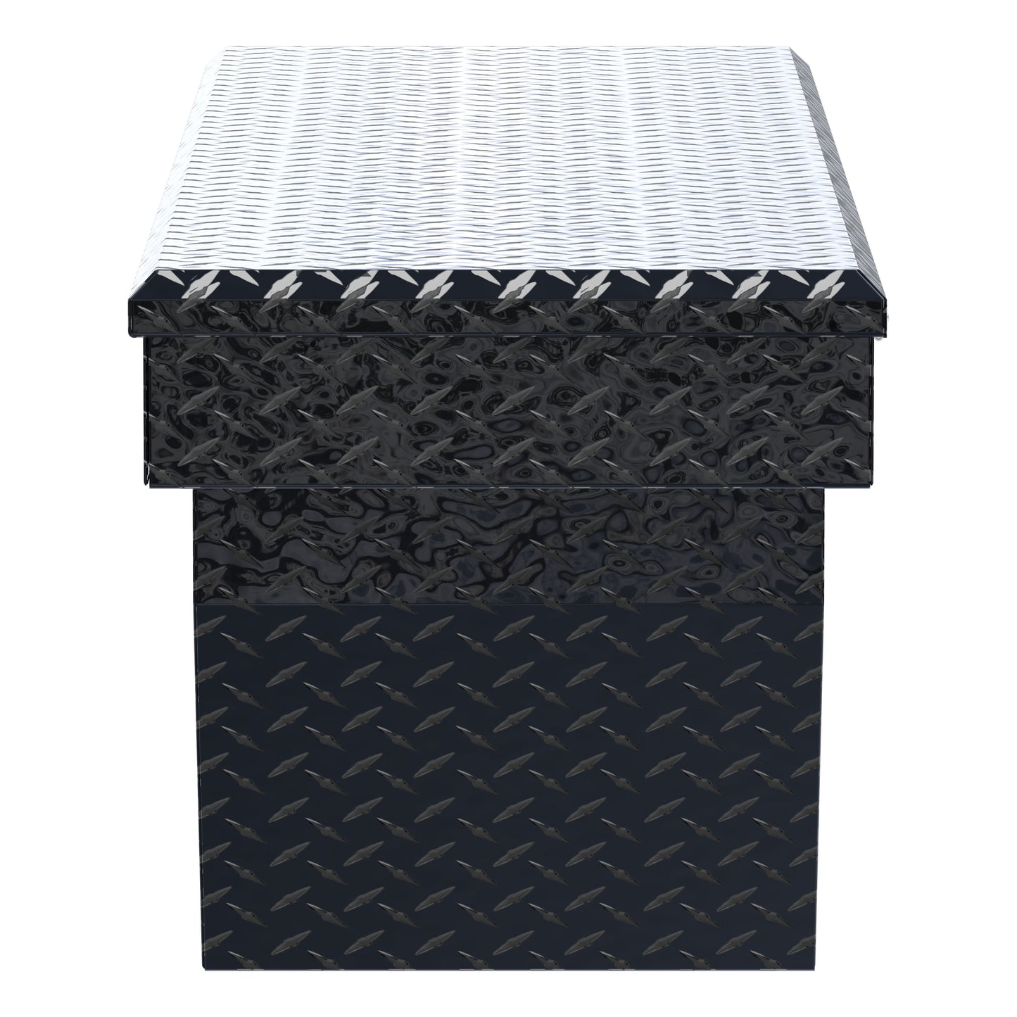 UWS Crossover Tool Box - 69-in - Standard Profile - Single Lid - Deep Angled Tub - Gloss Black - TBSD-69-A-BLK