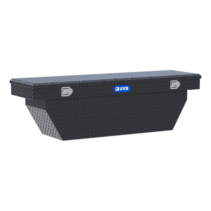 UWS Crossover Tool Box - 69-in - Standard Profile - Single Lid - Deep Angled Tub - Matte Black - TBSD-69-A-MB