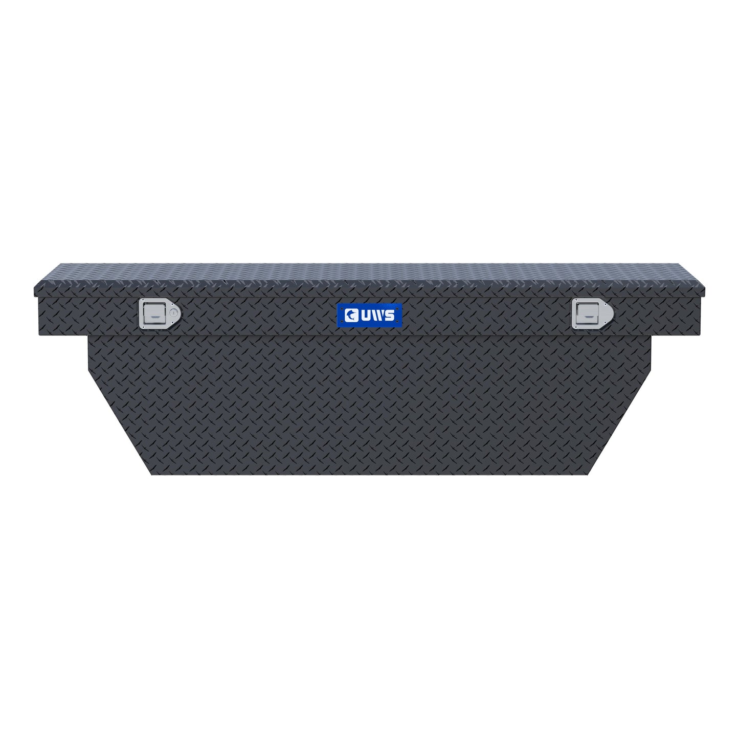 UWS Crossover Tool Box - 69-in - Standard Profile - Single Lid - Deep Angled Tub - Matte Black - TBSD-69-A-MB