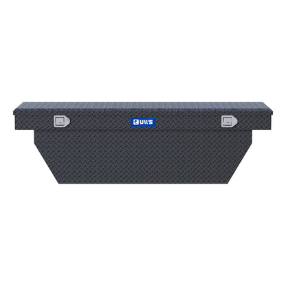 UWS Crossover Tool Box - 69-in - Standard Profile - Single Lid - Deep Angled Tub - Matte Black - TBSD-69-A-MB