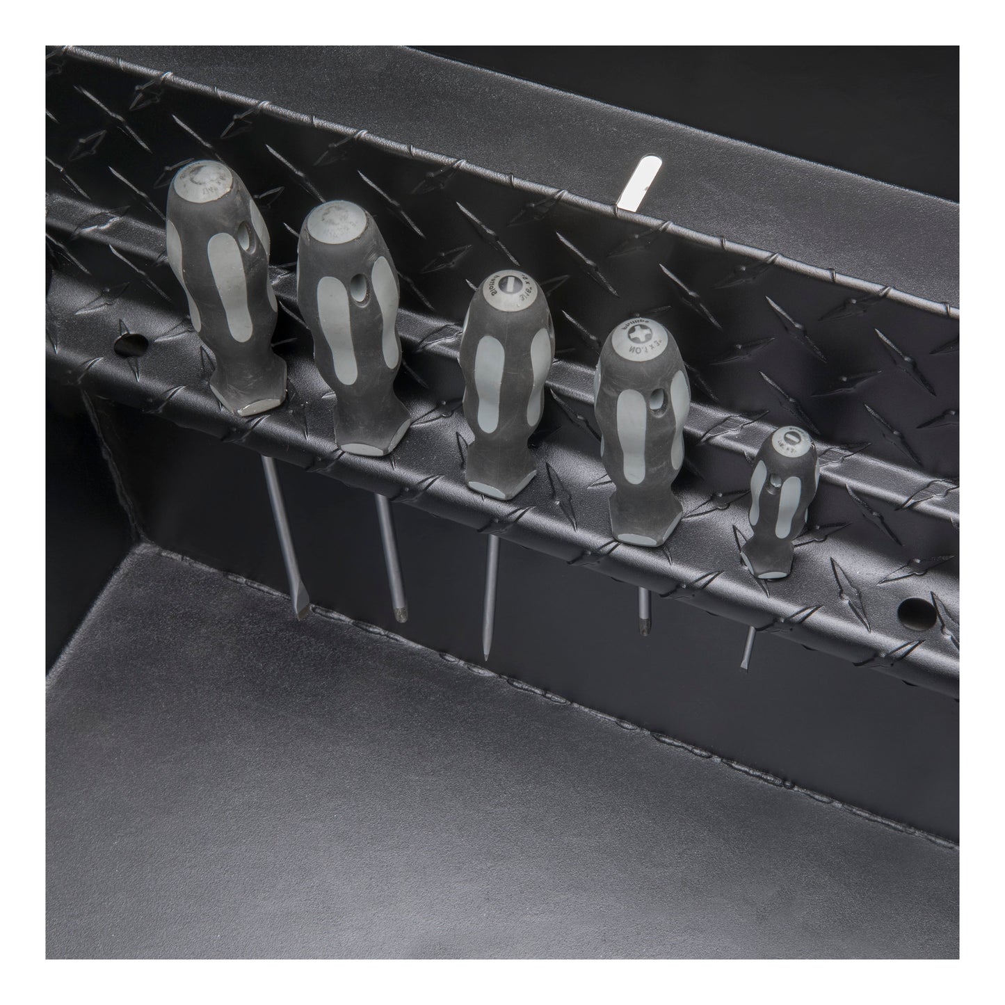 UWS Crossover Tool Box - 69-in - Standard Profile - Single Lid - Deep Angled Tub - Matte Black - TBSD-69-A-MB
