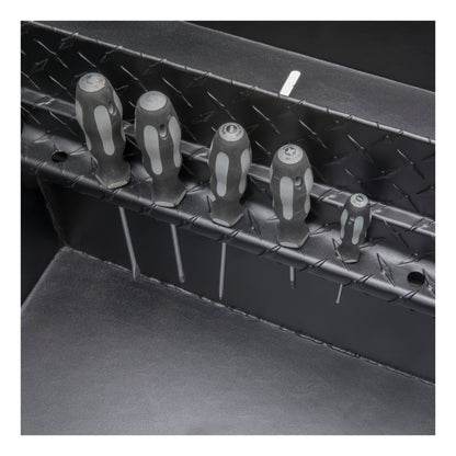 UWS Crossover Tool Box - 69-in - Standard Profile - Single Lid - Deep Angled Tub - Matte Black - TBSD-69-A-MB